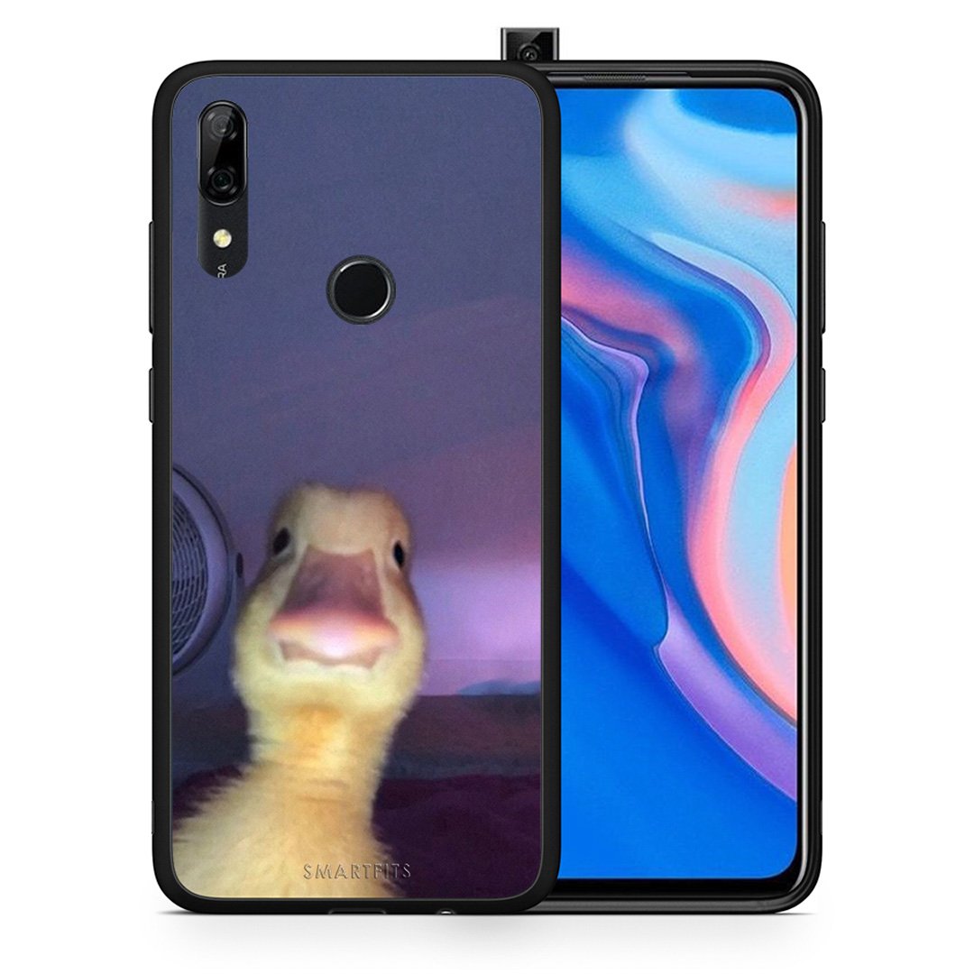 Θήκη Huawei P Smart Z Meme Duck από τη Smartfits με σχέδιο στο πίσω μέρος και μαύρο περίβλημα | Huawei P Smart Z Meme Duck case with colorful back and black bezels