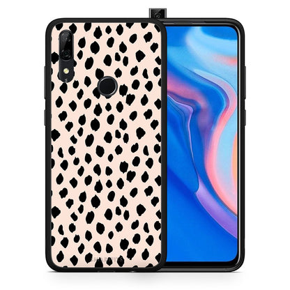 Θήκη Huawei P Smart Z New Polka Dots από τη Smartfits με σχέδιο στο πίσω μέρος και μαύρο περίβλημα | Huawei P Smart Z New Polka Dots case with colorful back and black bezels