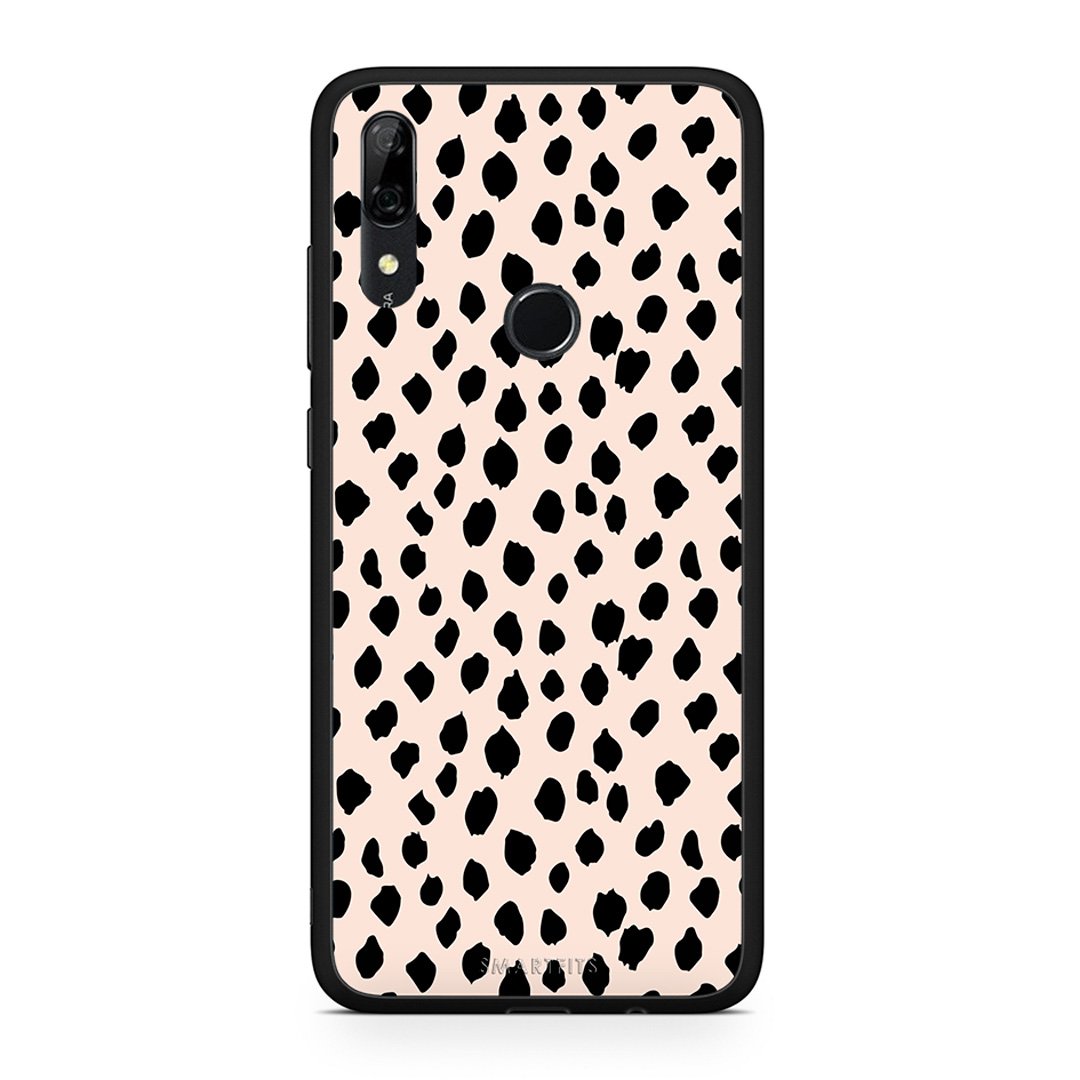 Huawei P Smart Z New Polka Dots θήκη από τη Smartfits με σχέδιο στο πίσω μέρος και μαύρο περίβλημα | Smartphone case with colorful back and black bezels by Smartfits