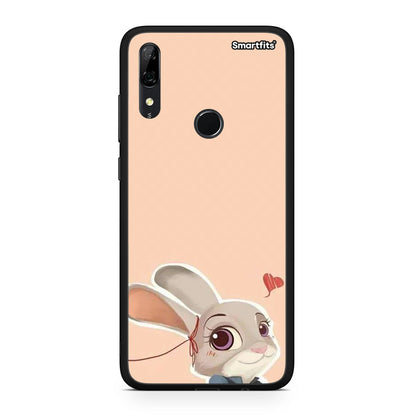 Huawei P Smart Z Nick Wilde And Judy Hopps Love 2 θήκη από τη Smartfits με σχέδιο στο πίσω μέρος και μαύρο περίβλημα | Smartphone case with colorful back and black bezels by Smartfits