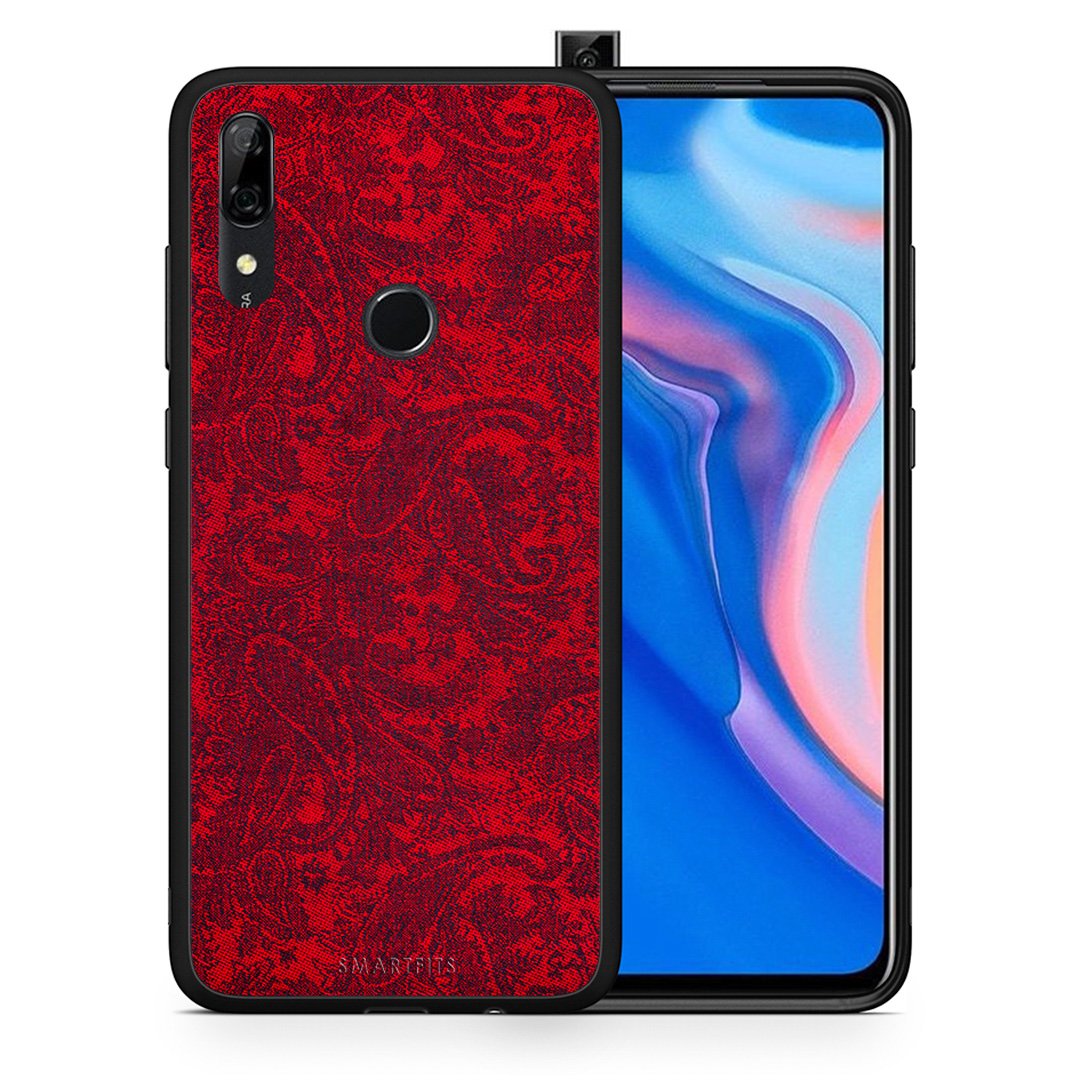 Θήκη Huawei P Smart Z Paisley Cashmere από τη Smartfits με σχέδιο στο πίσω μέρος και μαύρο περίβλημα | Huawei P Smart Z Paisley Cashmere case with colorful back and black bezels