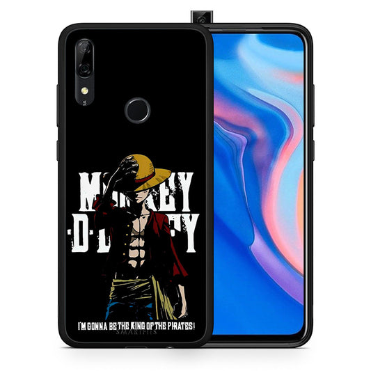 Θήκη Huawei P Smart Z Pirate King από τη Smartfits με σχέδιο στο πίσω μέρος και μαύρο περίβλημα | Huawei P Smart Z Pirate King case with colorful back and black bezels