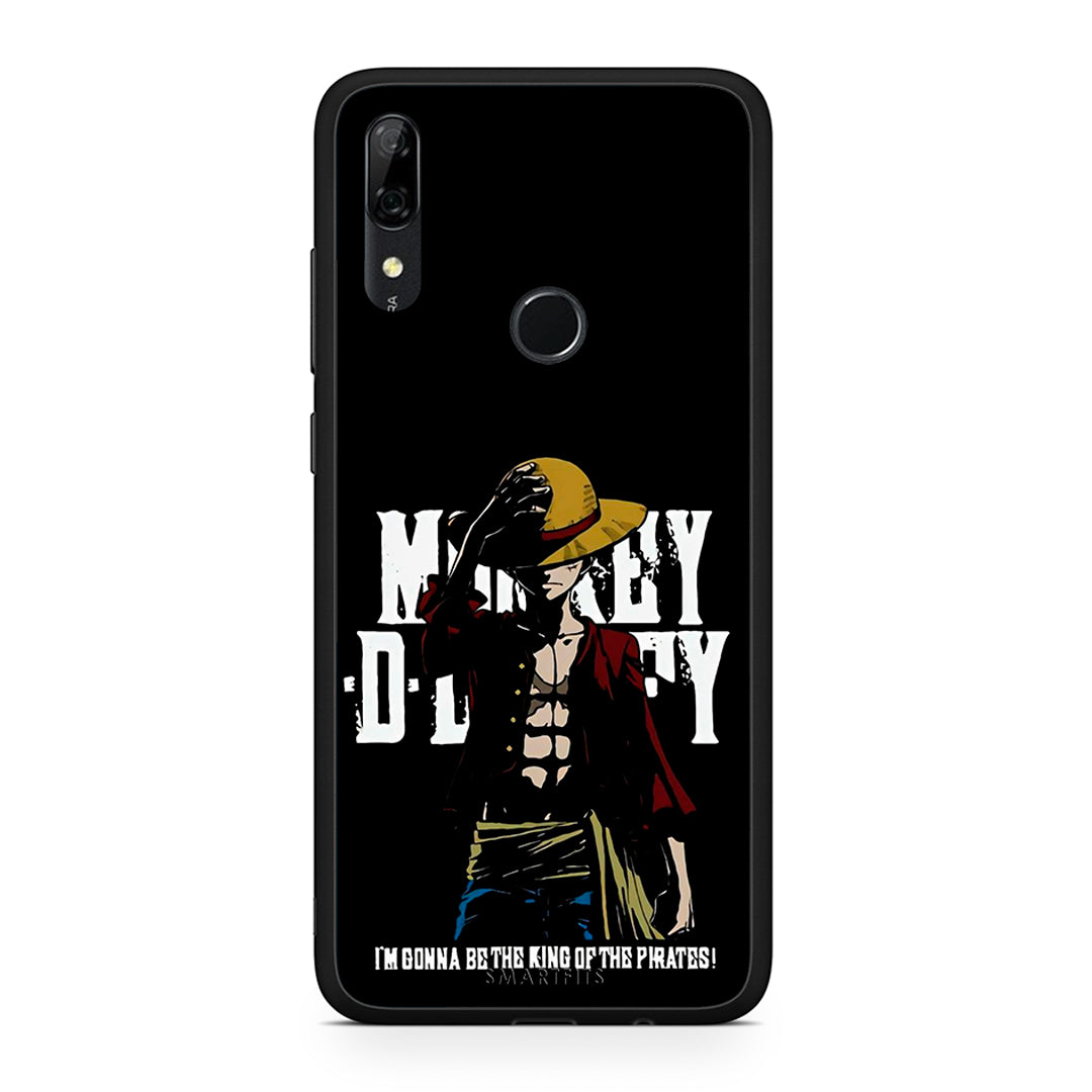 Huawei P Smart Z Pirate King θήκη από τη Smartfits με σχέδιο στο πίσω μέρος και μαύρο περίβλημα | Smartphone case with colorful back and black bezels by Smartfits