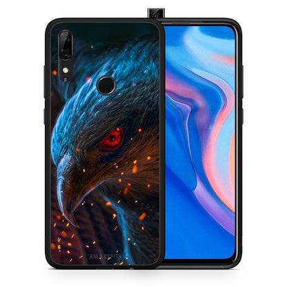 Θήκη Huawei P Smart Z Eagle PopArt από τη Smartfits με σχέδιο στο πίσω μέρος και μαύρο περίβλημα | Huawei P Smart Z Eagle PopArt case with colorful back and black bezels
