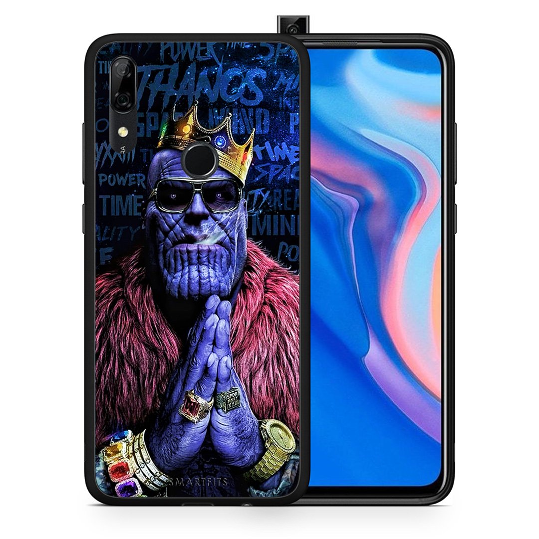 Θήκη Huawei P Smart Z Thanos PopArt από τη Smartfits με σχέδιο στο πίσω μέρος και μαύρο περίβλημα | Huawei P Smart Z Thanos PopArt case with colorful back and black bezels