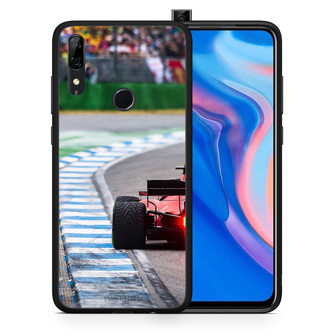 Θήκη Huawei P Smart Z Racing Vibes από τη Smartfits με σχέδιο στο πίσω μέρος και μαύρο περίβλημα | Huawei P Smart Z Racing Vibes case with colorful back and black bezels