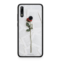 Thumbnail for Huawei P Smart Z Red Rose θήκη από τη Smartfits με σχέδιο στο πίσω μέρος και μαύρο περίβλημα | Smartphone case with colorful back and black bezels by Smartfits