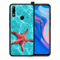 Thumbnail for Θήκη Huawei P Smart Z Red Starfish από τη Smartfits με σχέδιο στο πίσω μέρος και μαύρο περίβλημα | Huawei P Smart Z Red Starfish case with colorful back and black bezels