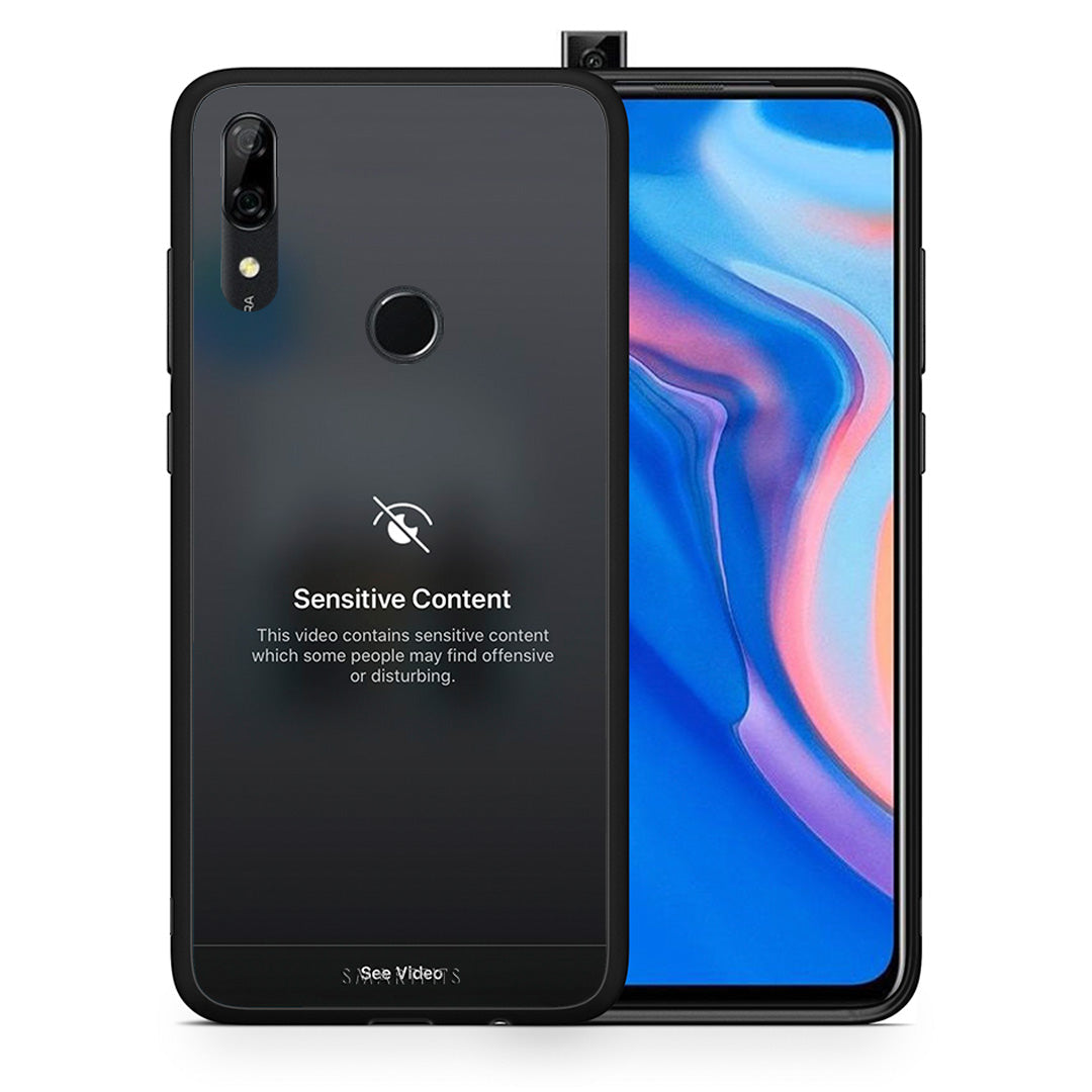 Θήκη Huawei P Smart Z Sensitive Content από τη Smartfits με σχέδιο στο πίσω μέρος και μαύρο περίβλημα | Huawei P Smart Z Sensitive Content case with colorful back and black bezels