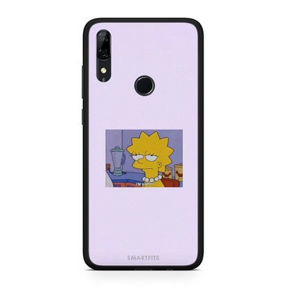 Huawei P Smart Z So Happy θήκη από τη Smartfits με σχέδιο στο πίσω μέρος και μαύρο περίβλημα | Smartphone case with colorful back and black bezels by Smartfits