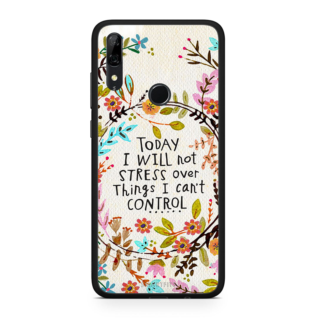 Huawei P Smart Z Stress Over θήκη από τη Smartfits με σχέδιο στο πίσω μέρος και μαύρο περίβλημα | Smartphone case with colorful back and black bezels by Smartfits