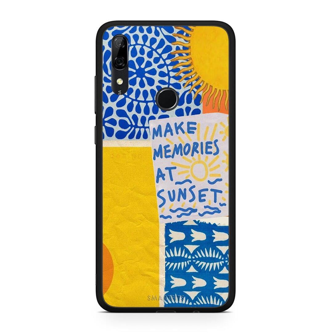 Huawei P Smart Z Sunset Memories Θήκη από τη Smartfits με σχέδιο στο πίσω μέρος και μαύρο περίβλημα | Smartphone case with colorful back and black bezels by Smartfits