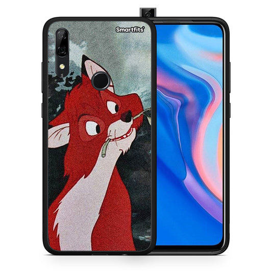 Θήκη Huawei P Smart Z Tod And Vixey Love 1 από τη Smartfits με σχέδιο στο πίσω μέρος και μαύρο περίβλημα | Huawei P Smart Z Tod And Vixey Love 1 case with colorful back and black bezels