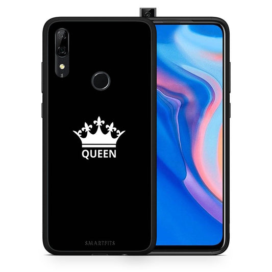 Θήκη Huawei P Smart Z Queen Valentine από τη Smartfits με σχέδιο στο πίσω μέρος και μαύρο περίβλημα | Huawei P Smart Z Queen Valentine case with colorful back and black bezels