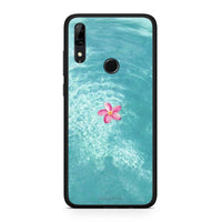 Thumbnail for Huawei P Smart Z Water Flower Θήκη από τη Smartfits με σχέδιο στο πίσω μέρος και μαύρο περίβλημα | Smartphone case with colorful back and black bezels by Smartfits