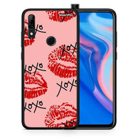 Thumbnail for Θήκη Huawei P Smart Z XOXO Lips από τη Smartfits με σχέδιο στο πίσω μέρος και μαύρο περίβλημα | Huawei P Smart Z XOXO Lips case with colorful back and black bezels