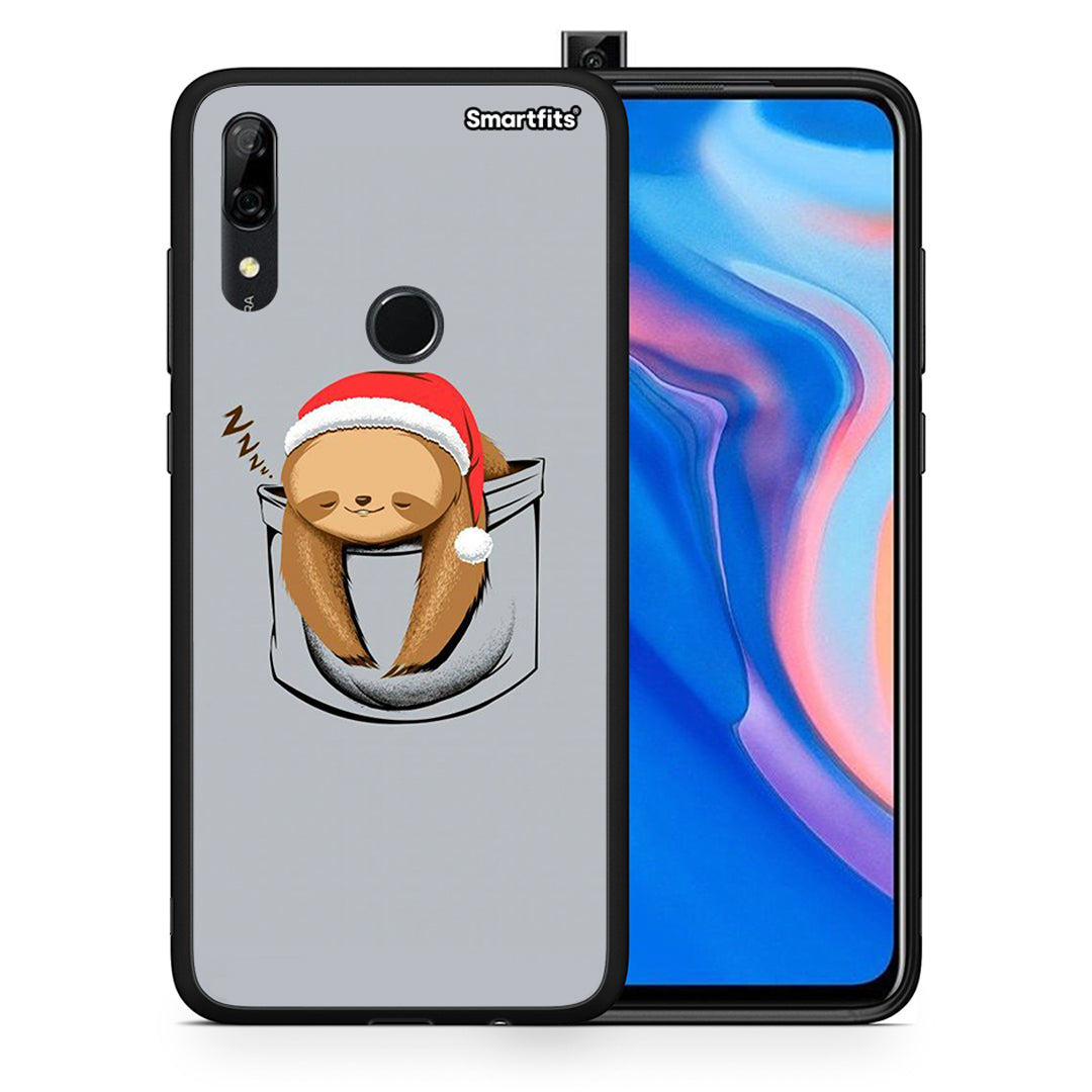 Θήκη Huawei P Smart Z Xmas Zzzz από τη Smartfits με σχέδιο στο πίσω μέρος και μαύρο περίβλημα | Huawei P Smart Z Xmas Zzzz case with colorful back and black bezels