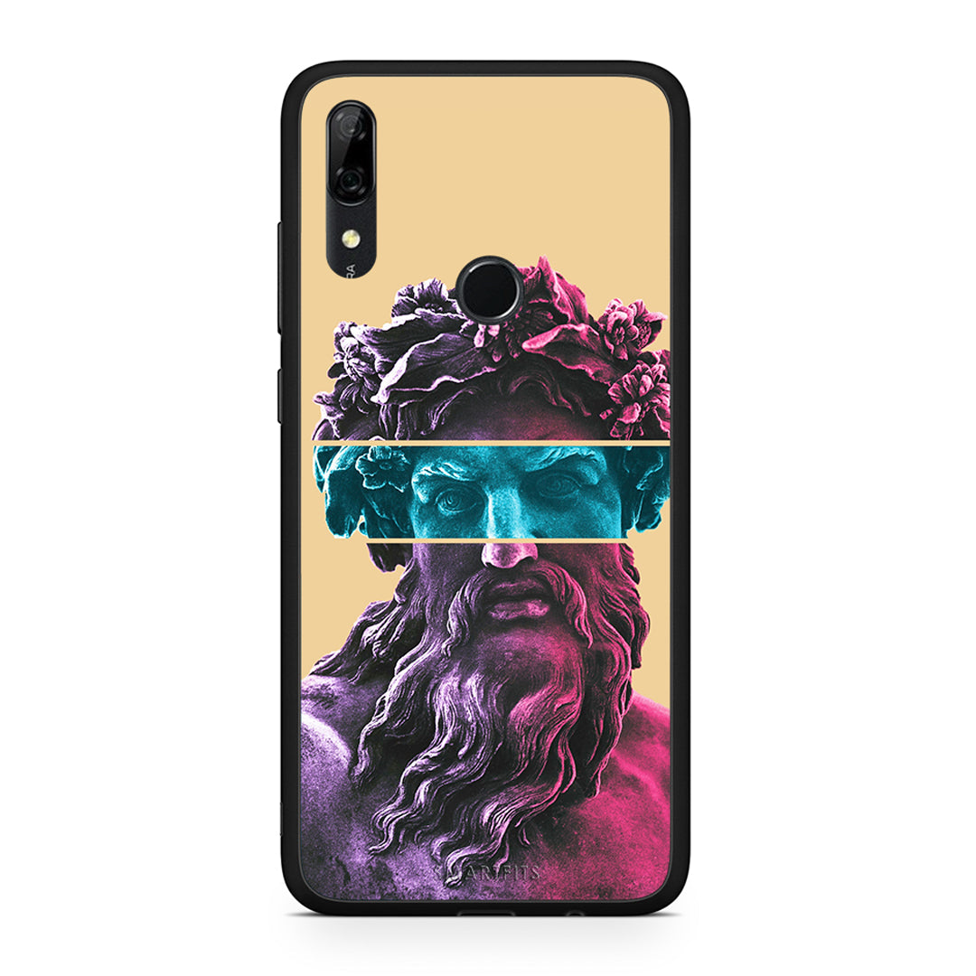 Huawei P Smart Z Zeus Art Θήκη Αγίου Βαλεντίνου από τη Smartfits με σχέδιο στο πίσω μέρος και μαύρο περίβλημα | Smartphone case with colorful back and black bezels by Smartfits