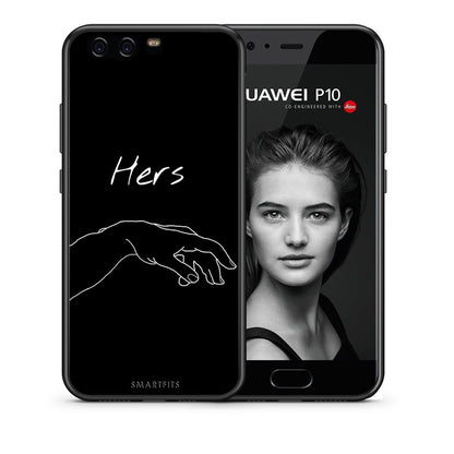 Θήκη Αγίου Βαλεντίνου Huawei P10 Aeshetic Love 1 από τη Smartfits με σχέδιο στο πίσω μέρος και μαύρο περίβλημα | Huawei P10 Aeshetic Love 1 case with colorful back and black bezels