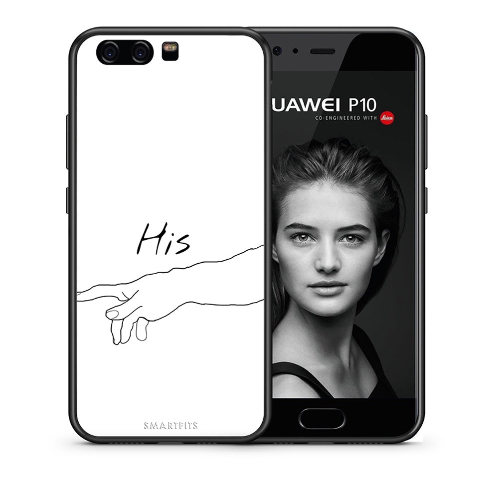Θήκη Αγίου Βαλεντίνου Huawei P10 Aeshetic Love 2 από τη Smartfits με σχέδιο στο πίσω μέρος και μαύρο περίβλημα | Huawei P10 Aeshetic Love 2 case with colorful back and black bezels