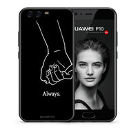 Thumbnail for Θήκη Αγίου Βαλεντίνου Huawei P10 Always & Forever 1 από τη Smartfits με σχέδιο στο πίσω μέρος και μαύρο περίβλημα | Huawei P10 Always & Forever 1 case with colorful back and black bezels