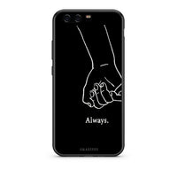 Thumbnail for huawei p10 Always & Forever 1 Θήκη Αγίου Βαλεντίνου από τη Smartfits με σχέδιο στο πίσω μέρος και μαύρο περίβλημα | Smartphone case with colorful back and black bezels by Smartfits