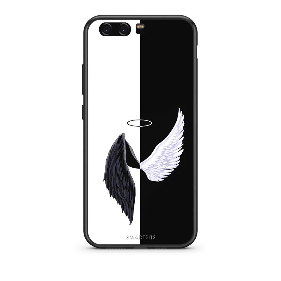 huawei p10 Angels Demons θήκη από τη Smartfits με σχέδιο στο πίσω μέρος και μαύρο περίβλημα | Smartphone case with colorful back and black bezels by Smartfits