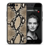 Thumbnail for Θήκη Huawei P10 Lite Fashion Snake Animal από τη Smartfits με σχέδιο στο πίσω μέρος και μαύρο περίβλημα | Huawei P10 Lite Fashion Snake Animal case with colorful back and black bezels