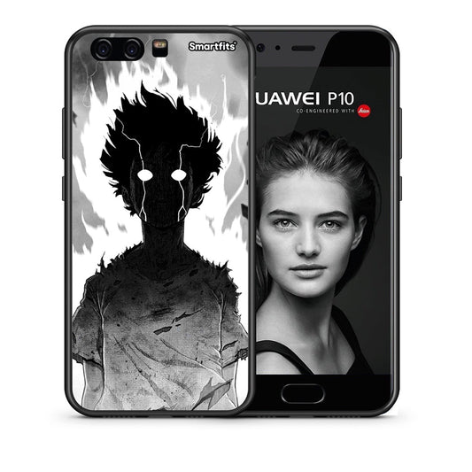Θήκη Huawei P10 Anime Boy από τη Smartfits με σχέδιο στο πίσω μέρος και μαύρο περίβλημα | Huawei P10 Anime Boy case with colorful back and black bezels