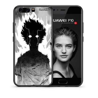 Θήκη Huawei P10 Lite Anime Boy από τη Smartfits με σχέδιο στο πίσω μέρος και μαύρο περίβλημα | Huawei P10 Lite Anime Boy case with colorful back and black bezels