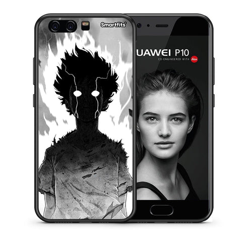 Θήκη Huawei P10 Lite Anime Boy από τη Smartfits με σχέδιο στο πίσω μέρος και μαύρο περίβλημα | Huawei P10 Lite Anime Boy case with colorful back and black bezels