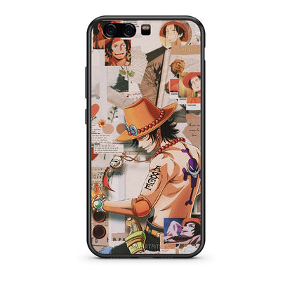 huawei p10 Anime Collage θήκη από τη Smartfits με σχέδιο στο πίσω μέρος και μαύρο περίβλημα | Smartphone case with colorful back and black bezels by Smartfits