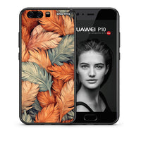 Thumbnail for Θήκη Huawei P10 Lite Autumn Leaves από τη Smartfits με σχέδιο στο πίσω μέρος και μαύρο περίβλημα | Huawei P10 Lite Autumn Leaves case with colorful back and black bezels