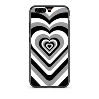 Thumbnail for Huawei P10 Lite Black Hearts θήκη από τη Smartfits με σχέδιο στο πίσω μέρος και μαύρο περίβλημα | Smartphone case with colorful back and black bezels by Smartfits
