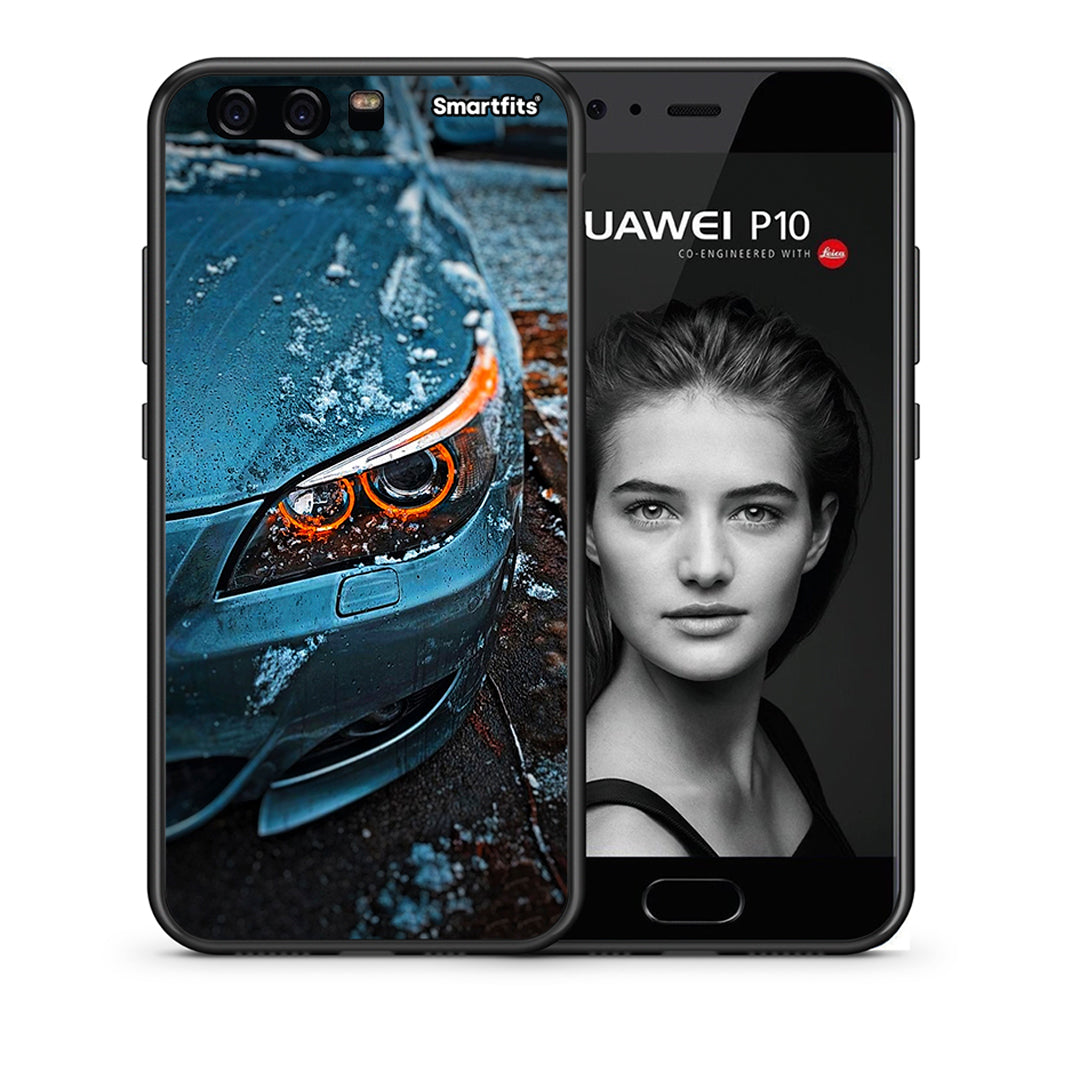 Θήκη Huawei P10 Bmw E60 από τη Smartfits με σχέδιο στο πίσω μέρος και μαύρο περίβλημα | Huawei P10 Bmw E60 case with colorful back and black bezels