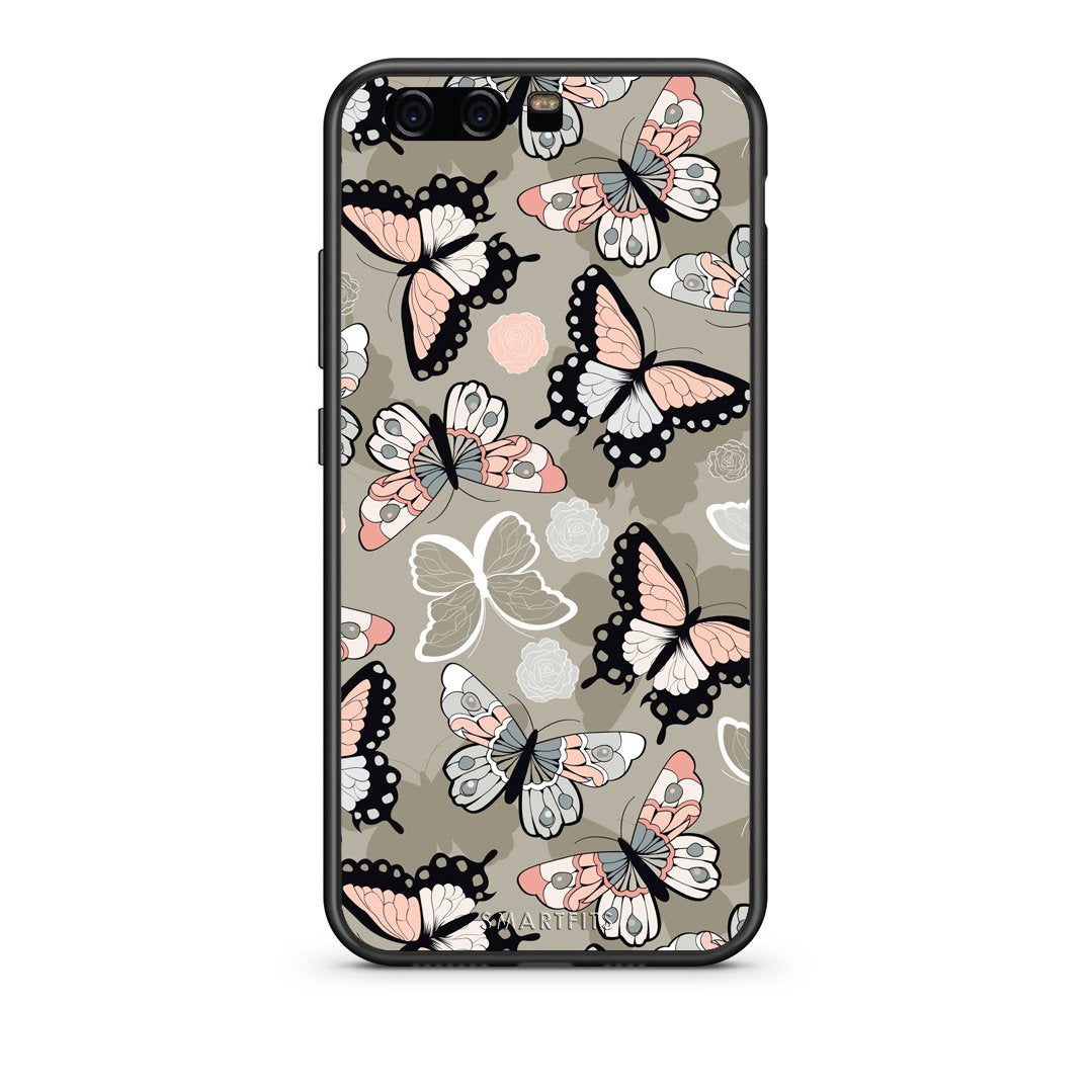 135 - Huawei P10 Lite Butterflies Boho case, cover, bumper