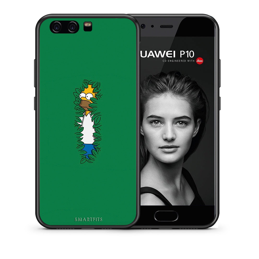 Θήκη Αγίου Βαλεντίνου Huawei P10 Bush Man από τη Smartfits με σχέδιο στο πίσω μέρος και μαύρο περίβλημα | Huawei P10 Bush Man case with colorful back and black bezels