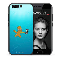 Thumbnail for Θήκη Huawei P10 Chasing Money από τη Smartfits με σχέδιο στο πίσω μέρος και μαύρο περίβλημα | Huawei P10 Chasing Money case with colorful back and black bezels