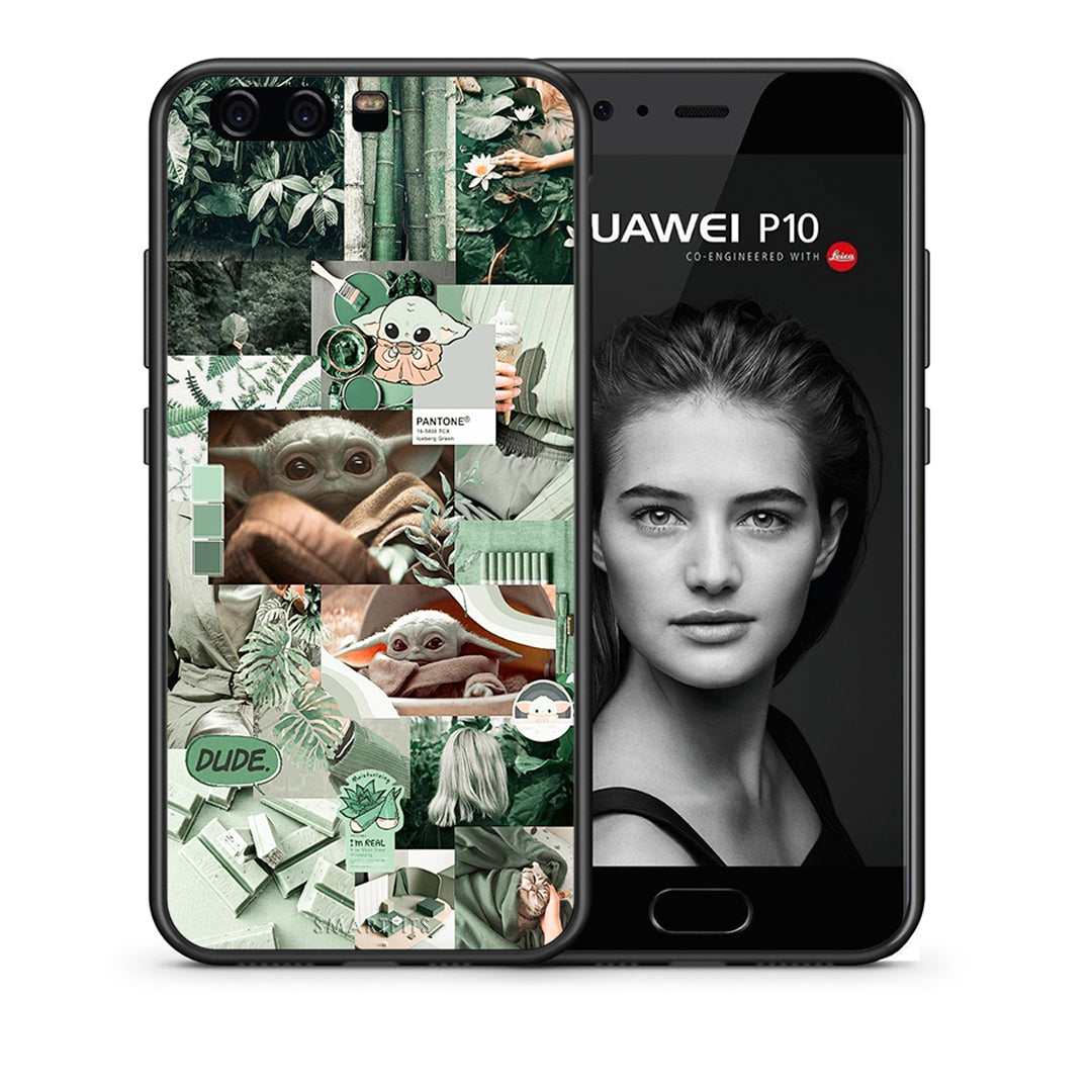 Θήκη Αγίου Βαλεντίνου Huawei P10 Collage Dude από τη Smartfits με σχέδιο στο πίσω μέρος και μαύρο περίβλημα | Huawei P10 Collage Dude case with colorful back and black bezels