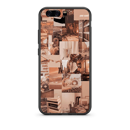 huawei p10 Collage You Can Θήκη Αγίου Βαλεντίνου από τη Smartfits με σχέδιο στο πίσω μέρος και μαύρο περίβλημα | Smartphone case with colorful back and black bezels by Smartfits