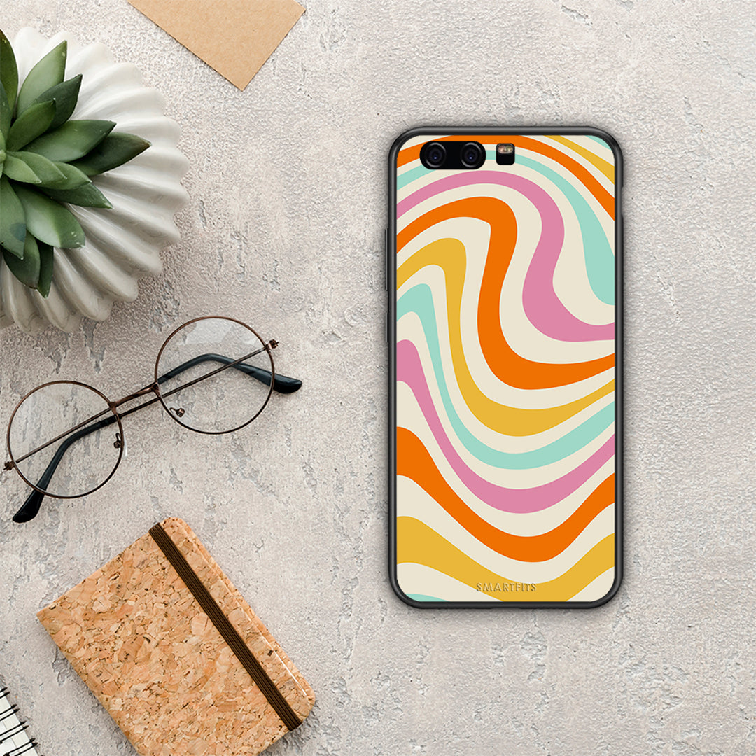Colourful Waves - Huawei P10 Lite θήκη