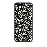 Thumbnail for Huawei P10 Lite Doodle Art Θήκη από τη Smartfits με σχέδιο στο πίσω μέρος και μαύρο περίβλημα | Smartphone case with colorful back and black bezels by Smartfits
