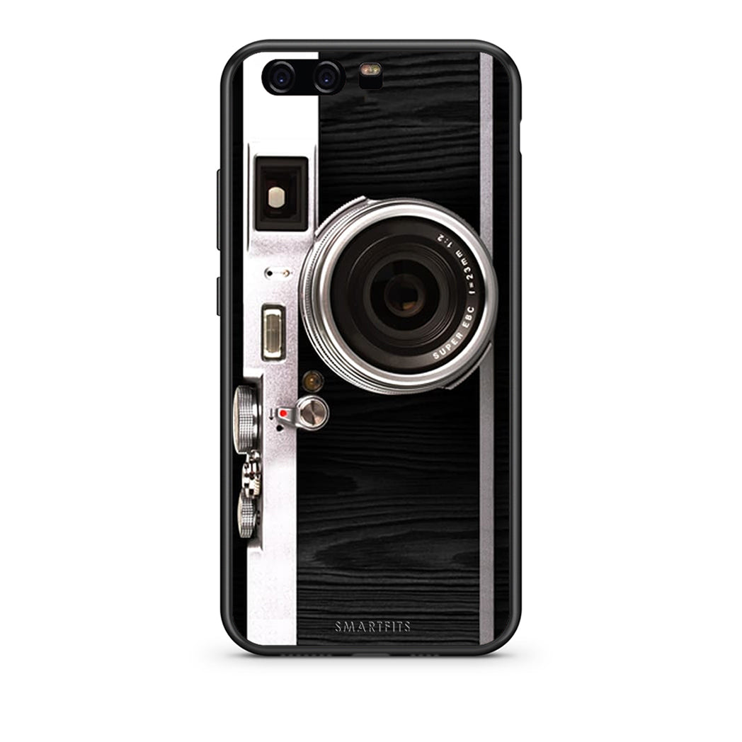 huawei p10 Emily In Paris θήκη από τη Smartfits με σχέδιο στο πίσω μέρος και μαύρο περίβλημα | Smartphone case with colorful back and black bezels by Smartfits