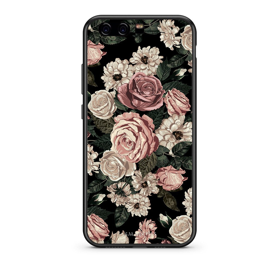 4 - Huawei P10 Lite Wild Roses Flower case, cover, bumper