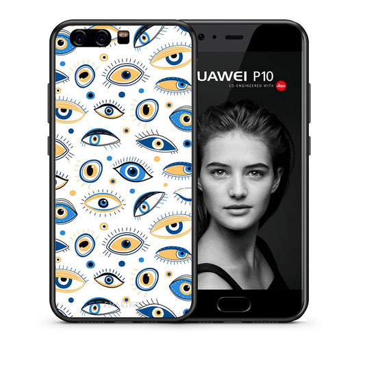 Θήκη Huawei P10 Lite Ftou Ftou από τη Smartfits με σχέδιο στο πίσω μέρος και μαύρο περίβλημα | Huawei P10 Lite Ftou Ftou case with colorful back and black bezels