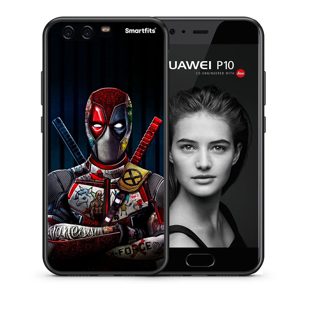 Θήκη Huawei P10 Funny Guy από τη Smartfits με σχέδιο στο πίσω μέρος και μαύρο περίβλημα | Huawei P10 Funny Guy case with colorful back and black bezels