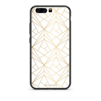 Thumbnail for 111 - Huawei P10 Lite Luxury White Geometric case, cover, bumper