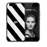 Thumbnail for Θήκη Huawei P10 Lite Get Off από τη Smartfits με σχέδιο στο πίσω μέρος και μαύρο περίβλημα | Huawei P10 Lite Get Off case with colorful back and black bezels