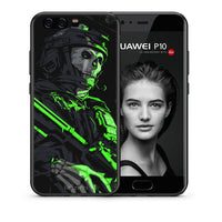 Thumbnail for Θήκη Αγίου Βαλεντίνου Huawei P10 Green Soldier από τη Smartfits με σχέδιο στο πίσω μέρος και μαύρο περίβλημα | Huawei P10 Green Soldier case with colorful back and black bezels