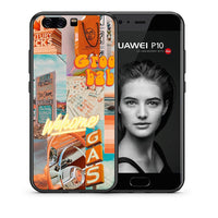 Thumbnail for Θήκη Αγίου Βαλεντίνου Huawei P10 Groovy Babe από τη Smartfits με σχέδιο στο πίσω μέρος και μαύρο περίβλημα | Huawei P10 Groovy Babe case with colorful back and black bezels
